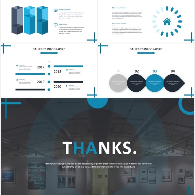 蓝色简约国外图片排版PPT模板Galerino - Powerpoint Template 蓝色简约国外图片排版PPT模板Galerino - Powerpoint Template