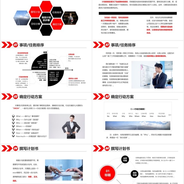 大气企业管理员工在职培训如何制定计划PPT模板 大气企业管理员工在职培训如何制定计划PPT模板