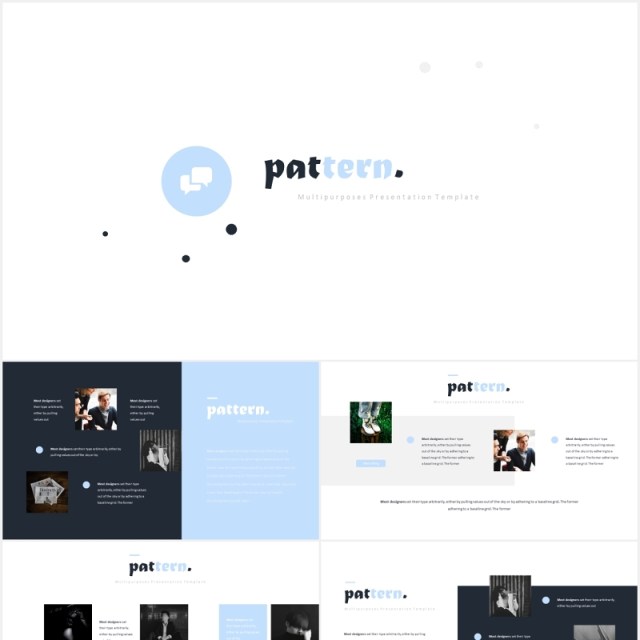 图片排版设计国外PPT模板Pattern Powerpoint Template 图片排版设计国外PPT模板Pattern Powerpoint Template