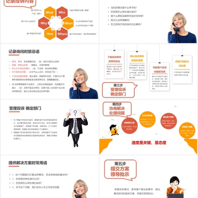 有效处理客户投诉培训PPT模板 有效处理客户投诉培训PPT模板