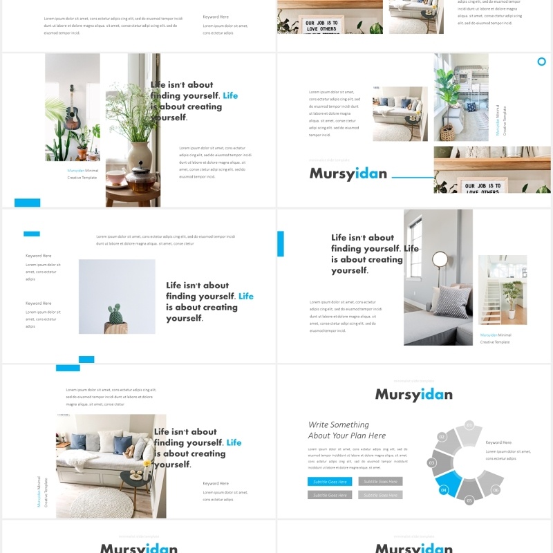 简约国外PPT模板图片排版Mursyidan Powerpoint