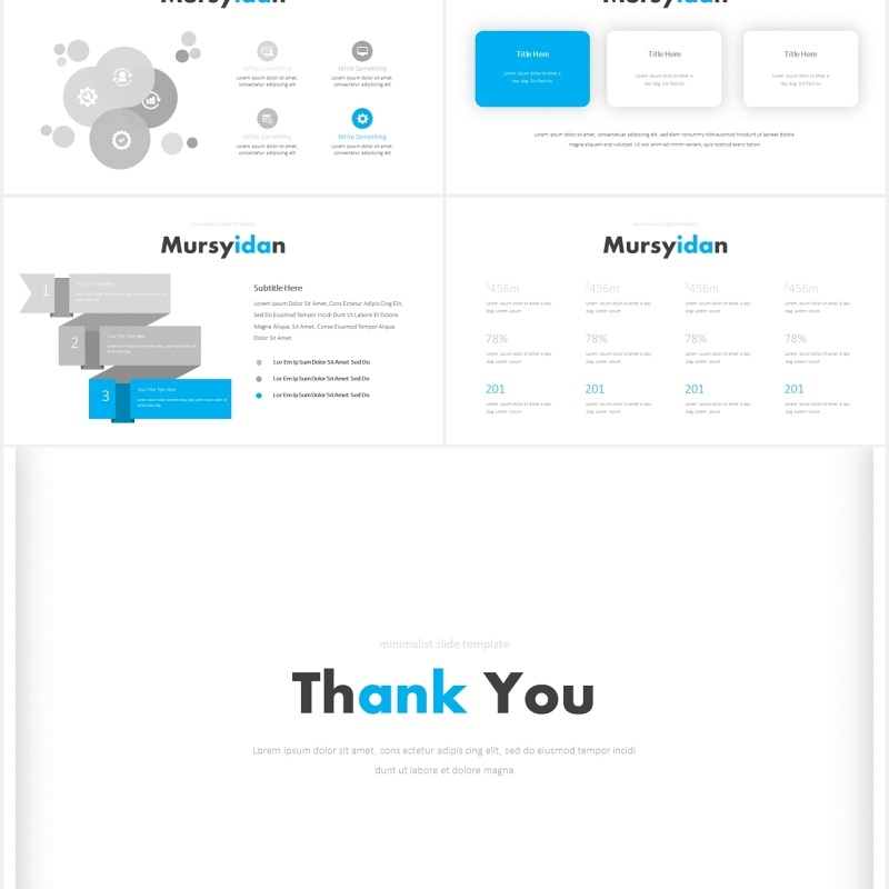 简约国外PPT模板图片排版Mursyidan Powerpoint