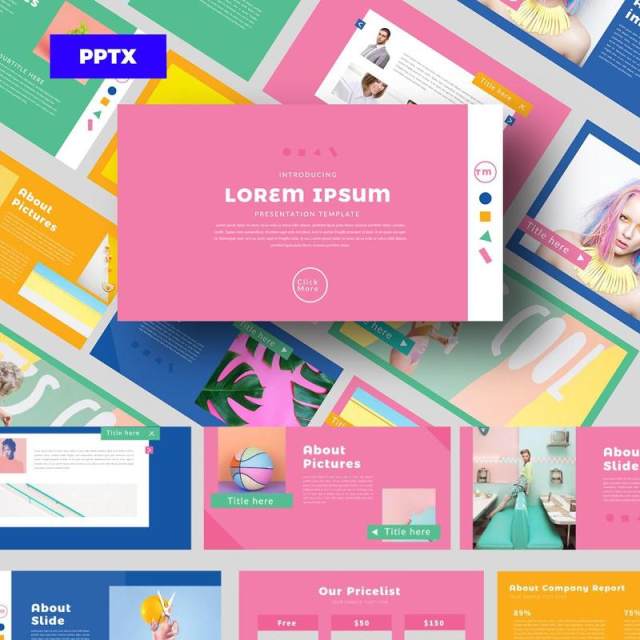 趣味色彩创意PPT模板版式设计Color FUN - Powerpoint 趣味色彩创意PPT模板版式设计Color FUN - Powerpoint