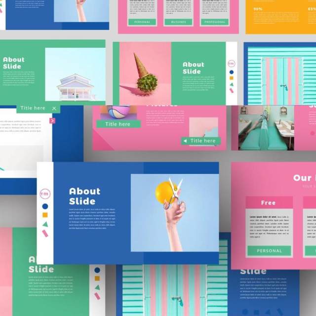趣味色彩创意PPT模板版式设计Color FUN - Powerpoint 趣味色彩创意PPT模板版式设计Color FUN - Powerpoint