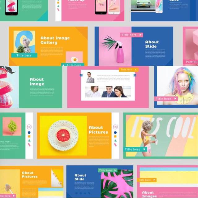 趣味色彩创意PPT模板版式设计Color FUN - Powerpoint 趣味色彩创意PPT模板版式设计Color FUN - Powerpoint