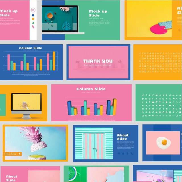 趣味色彩创意PPT模板版式设计Color FUN - Powerpoint 趣味色彩创意PPT模板版式设计Color FUN - Powerpoint