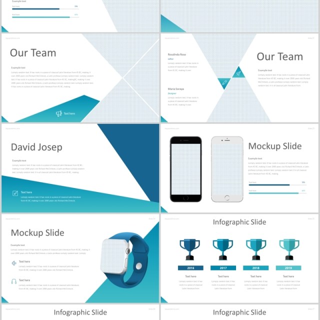 蓝色公司团队介绍个人简介通用PPT信息图表模板aquar powerpoint template 蓝色公司团队介绍个人简介通用PPT信息图表模板aquar powerpoint template