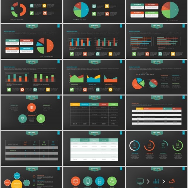 创意图形柱状图PPT信息图表Graph Powerpoint 创意图形柱状图PPT信息图表Graph Powerpoint