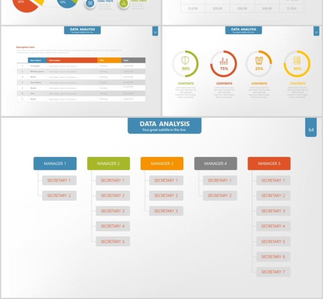 数据分析PPT演示模板可插图片Analysis Powerpoint Presentation Template