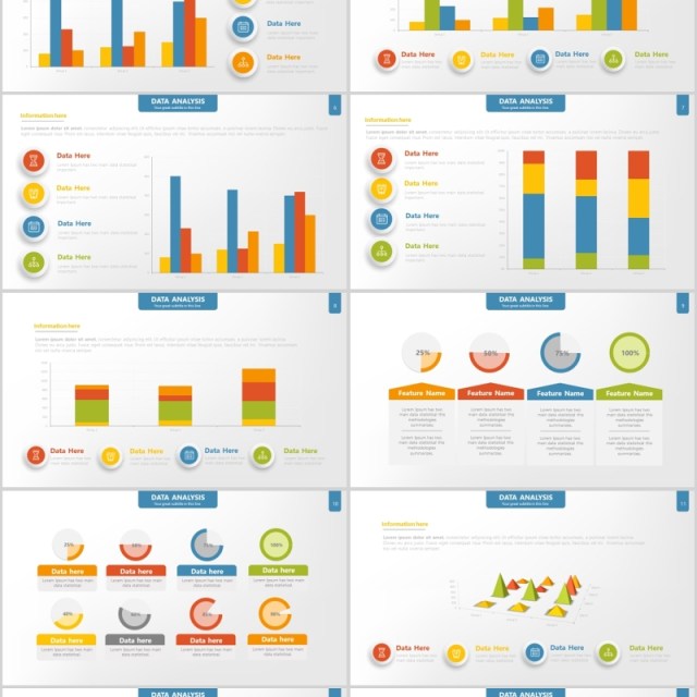 数据分析PPT演示模板可插图片Analysis Powerpoint Presentation Template