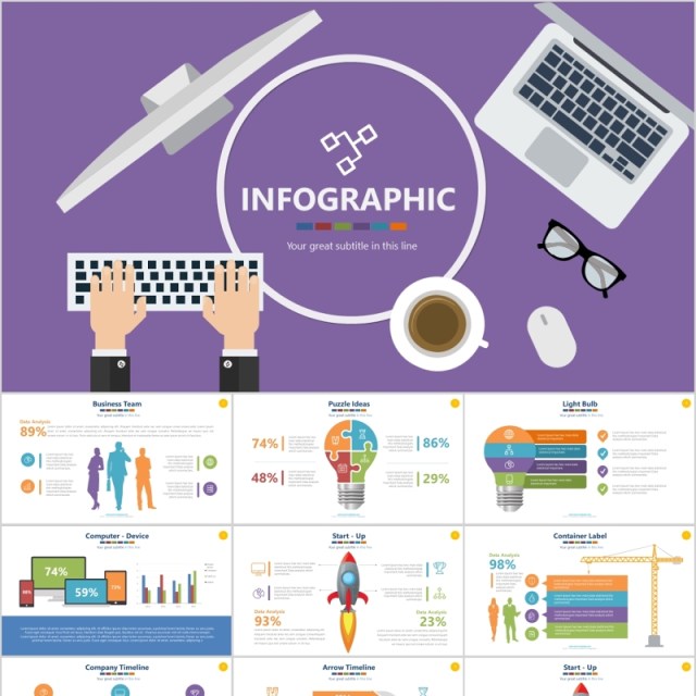 信息图表素材PPT元素Infographics Powerpoint Presentation Slide_16x9 信息图表素材PPT元素Infographics Powerpoint Presentation Slide_16x9