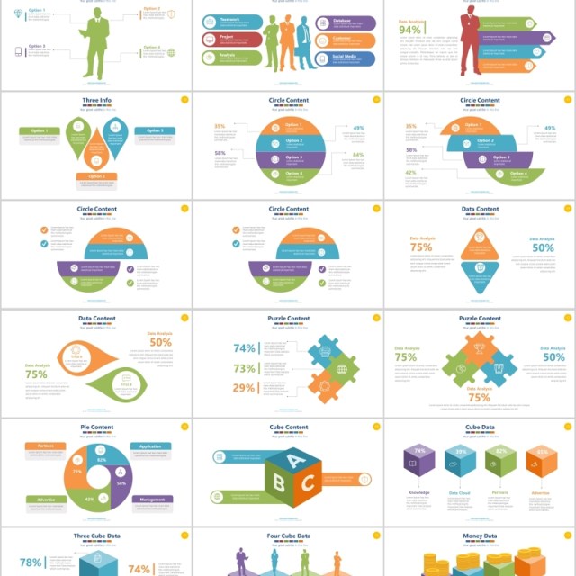 信息图表素材PPT元素Infographics Powerpoint Presentation Slide_16x9 信息图表素材PPT元素Infographics Powerpoint Presentation Slide_16x9