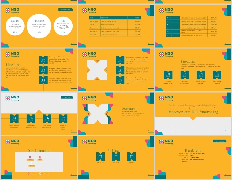 非政府组织商界慈善机构协会PPT版式模板NGO PowerPoint Presentation Template