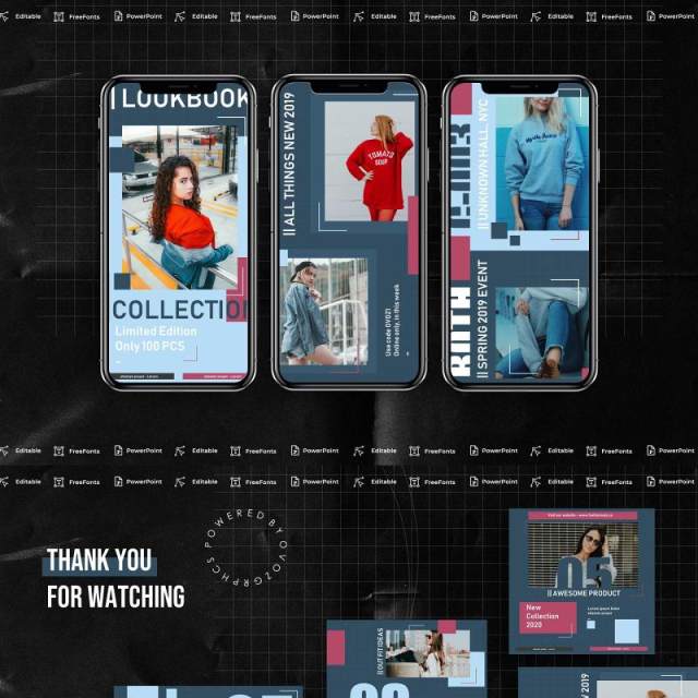 高级灰手机移动端竖版社交媒体杂志PPT版式模板Social Media PowerPoint Template 高级灰手机移动端竖版社交媒体杂志PPT版式模板Social Media PowerPoint Template