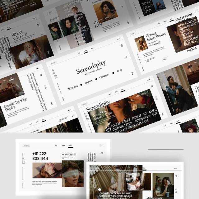 现代服装设计公司展品展示介绍报告PPT模板不含照片Serendipity Modern Fashion Design Powerpoint 现代服装设计公司展品展示介绍报告PPT模板不含照片Serendipity Modern Fashion Design Powerpoint