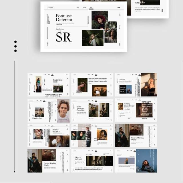 现代服装设计公司展品展示介绍报告PPT模板不含照片Serendipity Modern Fashion Design Powerpoint 现代服装设计公司展品展示介绍报告PPT模板不含照片Serendipity Modern Fashion Design Powerpoint