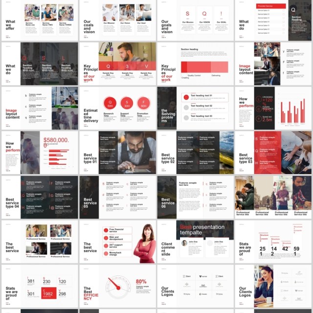 超实用商业商务公司宣传企业产品项目介绍可视化信息图表展示工作汇报总结PPT模板