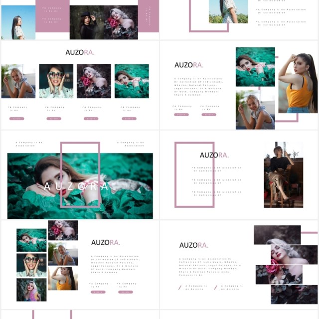 时尚电子照片展示PPT模板auzora powerpoint template 时尚电子照片展示PPT模板auzora powerpoint template