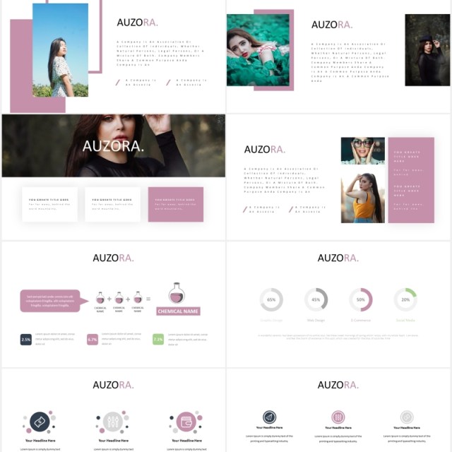 时尚电子照片展示PPT模板auzora powerpoint template 时尚电子照片展示PPT模板auzora powerpoint template