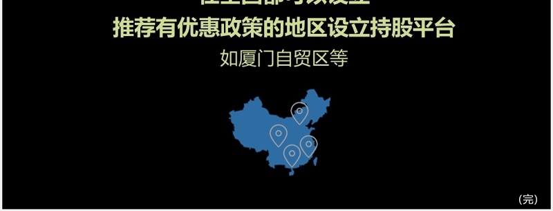 黑色创业公司股权架构设计PPT模板