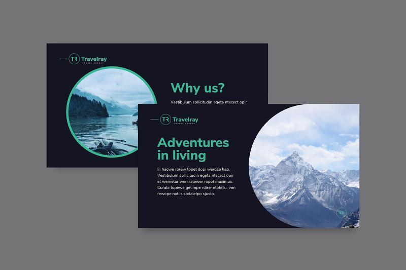 旅游旅行探索商业PPT模板不含照片Tours and Travels PowerPoint Presentation Template