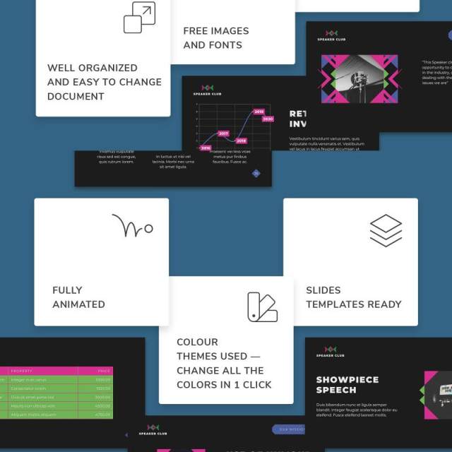 黑色演讲者培训讲师PPT模板不含照片Speaker PowerPoint Presentation Template 黑色演讲者培训讲师PPT模板不含照片Speaker PowerPoint Presentation Template