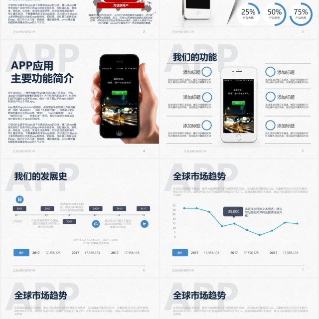 手机软件APP开发宣传介绍PPT模板 手机软件APP开发宣传介绍PPT模板