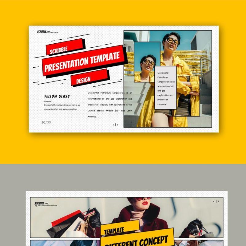 乱涂画创意创新可替换图片PPT模板不含照片SCRIBBLE Powerpoint 乱涂画创意创新可替换图片PPT模板不含照片SCRIBBLE Powerpoint