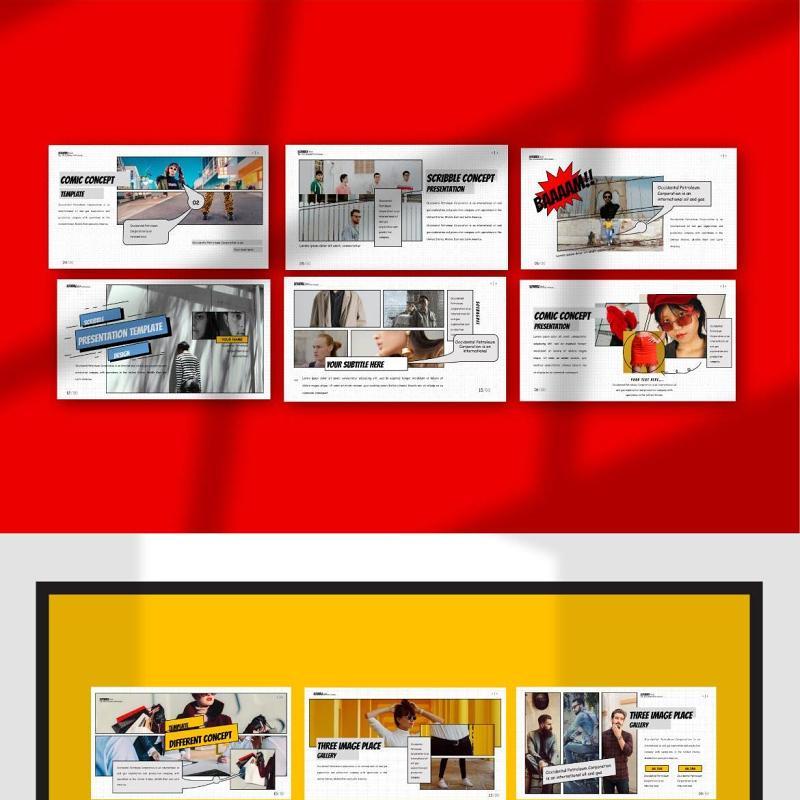 乱涂画创意创新可替换图片PPT模板不含照片SCRIBBLE Powerpoint 乱涂画创意创新可替换图片PPT模板不含照片SCRIBBLE Powerpoint