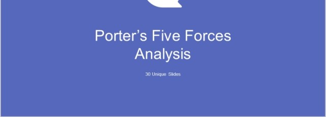 波特五力PPT模板信息图表Porter's Five Forces analysis powerpoint 波特五力PPT模板信息图表Porter's Five Forces analysis powerpoint