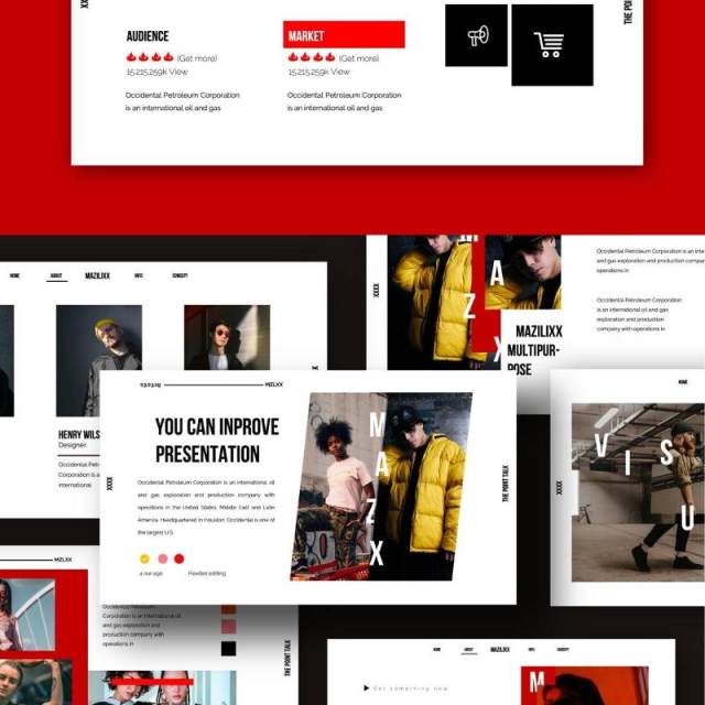 国外时尚商业创意公司PPT模板不含照片Hypestyle Powerpoint Business Corporate 国外时尚商业创意公司PPT模板不含照片Hypestyle Powerpoint Business Corporate