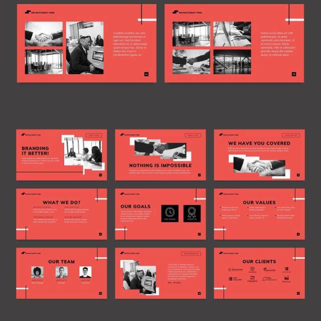 招聘猎聘公司简介宣传PPT模板不含照片Recruitment Firm PowerPoint Presentation Template 招聘猎聘公司简介宣传PPT模板不含照片Recruitment Firm PowerPoint Presentation Template