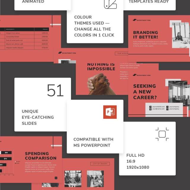 招聘猎聘公司简介宣传PPT模板不含照片Recruitment Firm PowerPoint Presentation Template 招聘猎聘公司简介宣传PPT模板不含照片Recruitment Firm PowerPoint Presentation Template