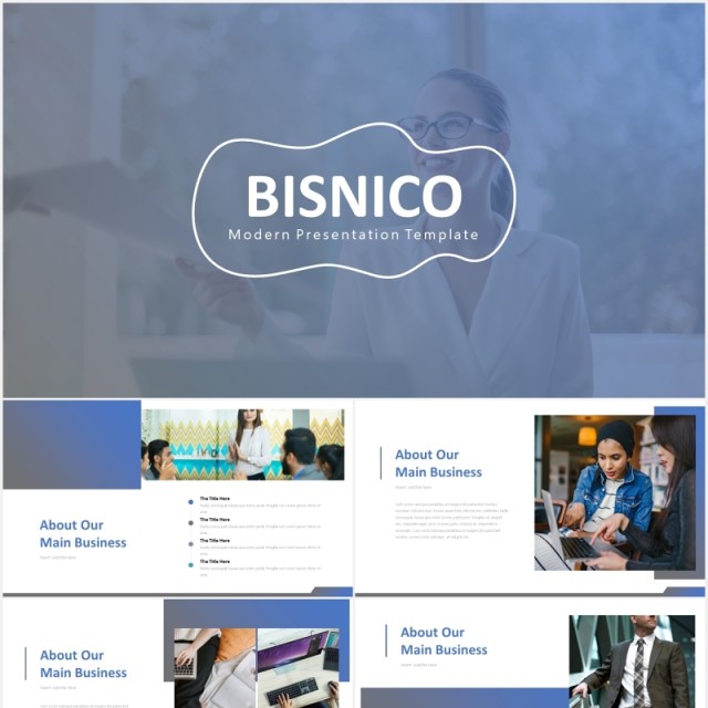 高端商业计划书工作报告国外PPT模板bisnico powerpoint template