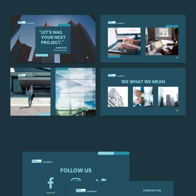 商业网络业务布局PPT模板不含照片Business Network PowerPoint Presentation Template