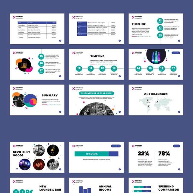 休闲娱乐酒吧PPT模板不含照片Lounge Bar PowerPoint Presentation Template 休闲娱乐酒吧PPT模板不含照片Lounge Bar PowerPoint Presentation Template