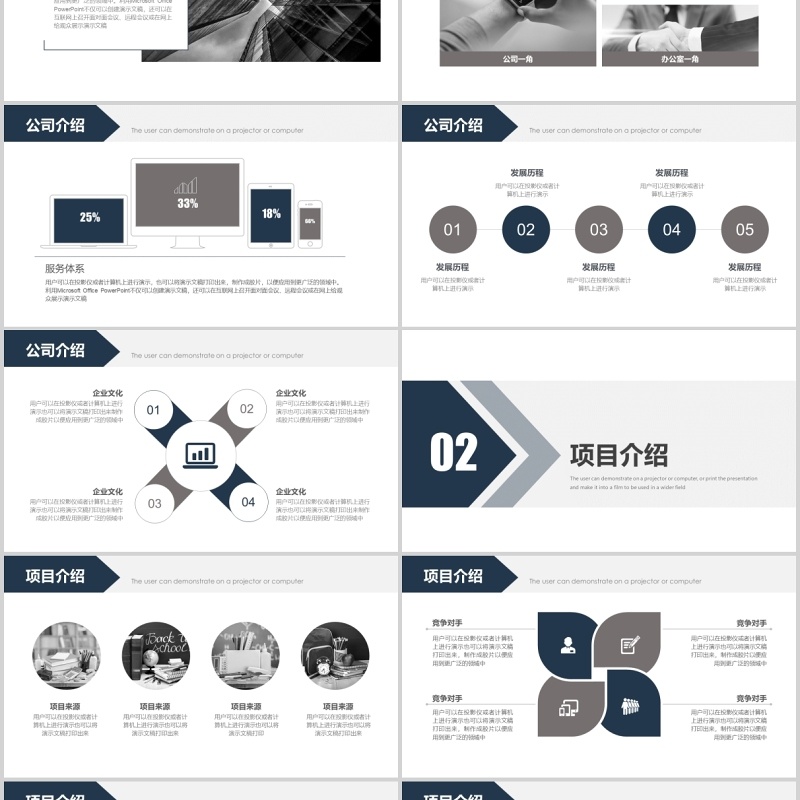 商业融资计划书PPT模板