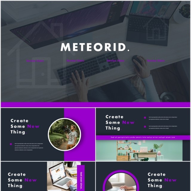 紫色商务项目宣传介绍PPT模板meteorid powerpoint template 紫色商务项目宣传介绍PPT模板meteorid powerpoint template