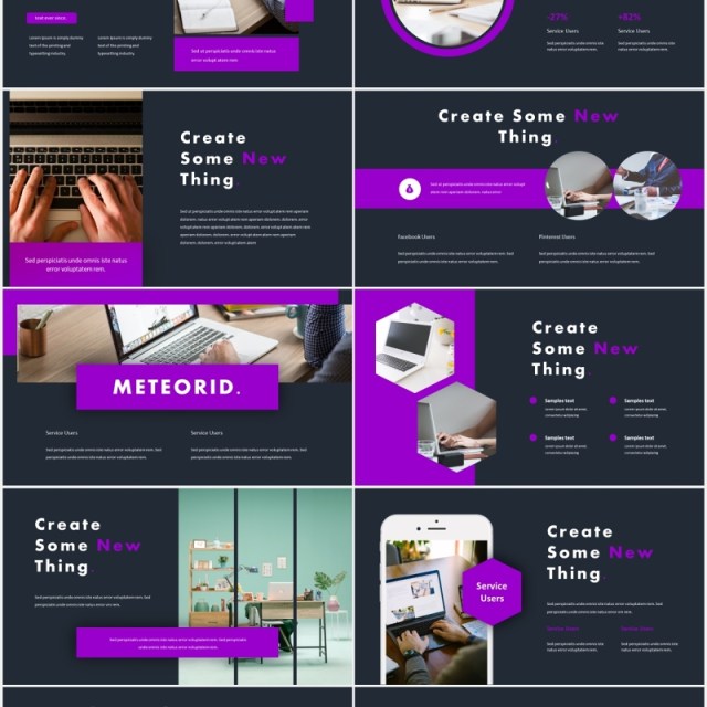紫色商务项目宣传介绍PPT模板meteorid powerpoint template 紫色商务项目宣传介绍PPT模板meteorid powerpoint template