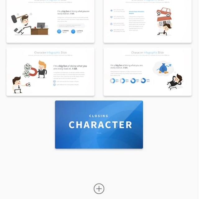 11套色系角色独特的PPT信息图形幻灯片演示Character - PowerPoint Infographics Slides 11套色系角色独特的PPT信息图形幻灯片演示Character - PowerPoint Infographics Slides