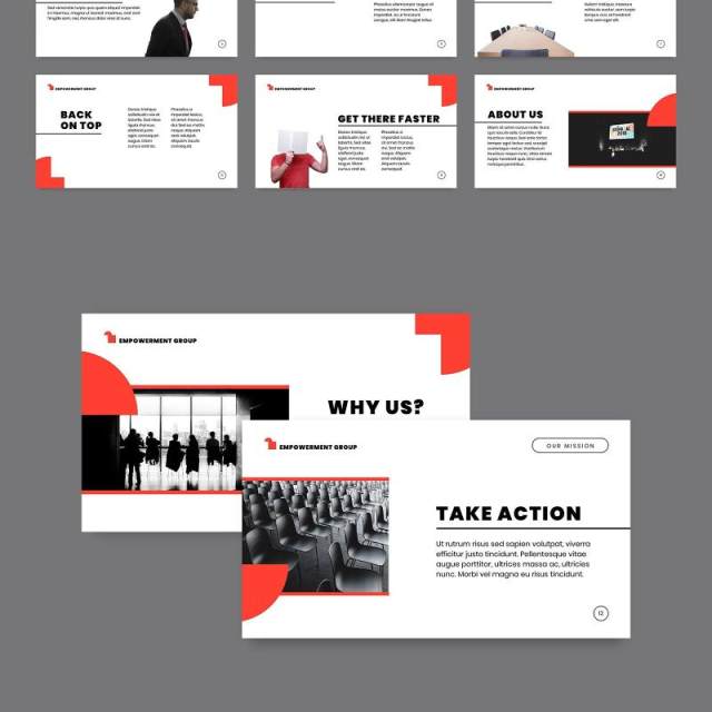 大型研讨会论坛会议发布会PPT版式模板Conference PowerPoint Presentation Template