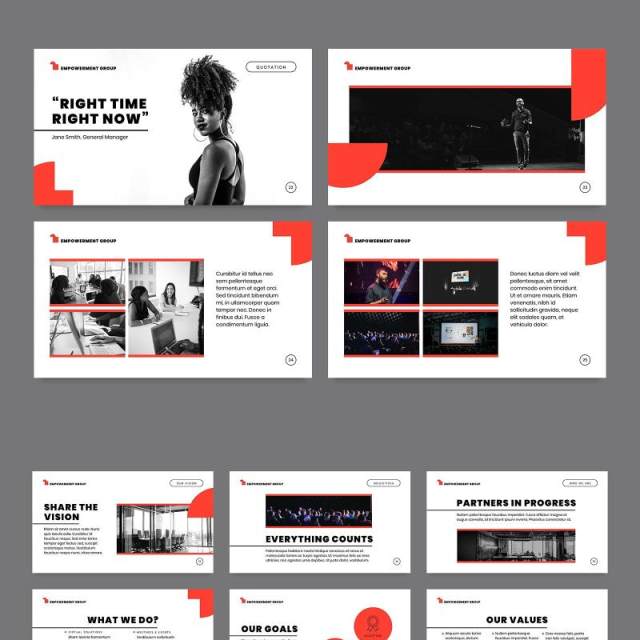 大型研讨会论坛会议发布会PPT版式模板Conference PowerPoint Presentation Template