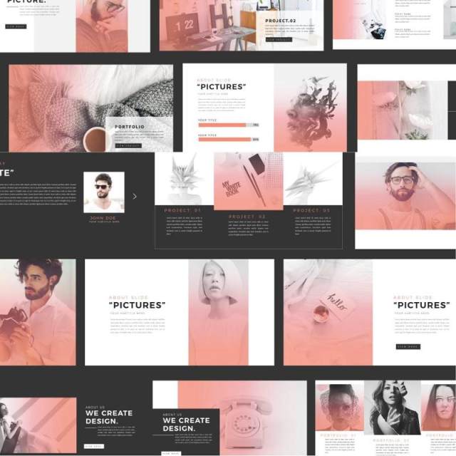时尚简约PPT模板版式设计(不含摄影图)IPSUM - Powerpoint 时尚简约PPT模板版式设计(不含摄影图)IPSUM - Powerpoint