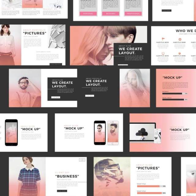 时尚简约PPT模板版式设计(不含摄影图)IPSUM - Powerpoint 时尚简约PPT模板版式设计(不含摄影图)IPSUM - Powerpoint