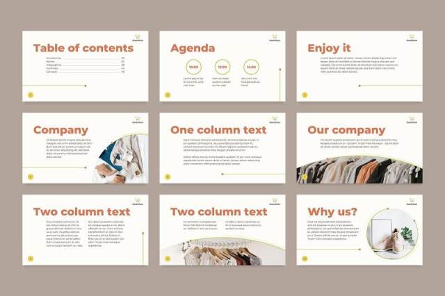 线上店铺电商购物PPT模板不含照片Online Store PowerPoint Presentation Template 线上店铺电商购物PPT模板不含照片Online Store PowerPoint Presentation Template