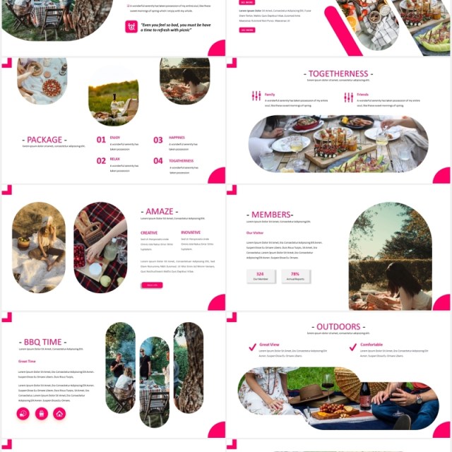 户外旅游野餐国外PPT模板Picnic Powerpoint Template 户外旅游野餐国外PPT模板Picnic Powerpoint Template