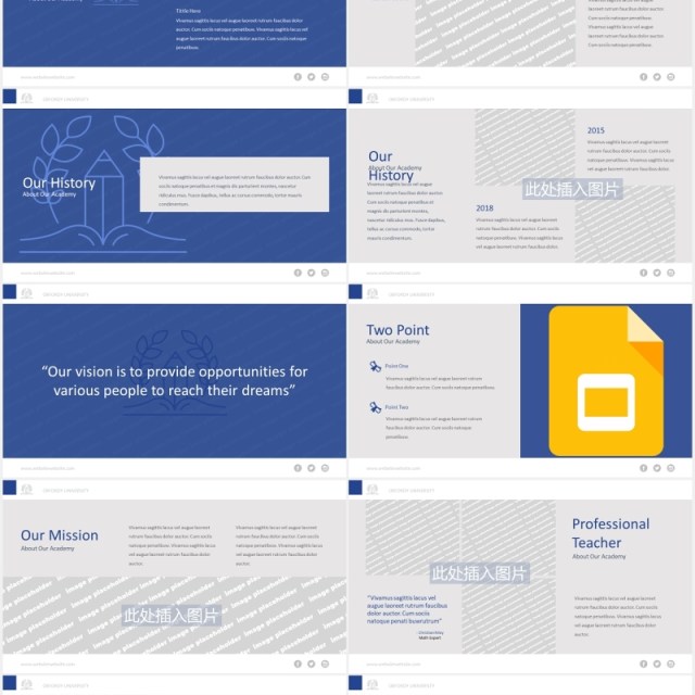 大学生学校教育学术报告答辩PPT模板图片排版设计Academia - University School Powerpoint Template 大学生学校教育学术报告答辩PPT模板图片排版设计Academia - University School Powerpoint Template