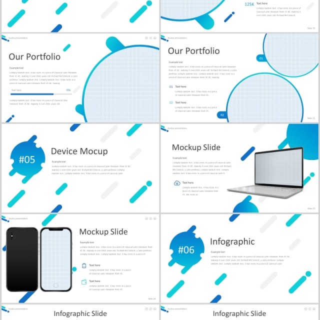 蓝色公司简介企业介绍PPT版式设计模板soulos powerpoint template