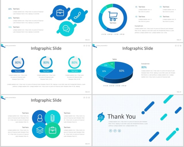 蓝色公司简介企业介绍PPT版式设计模板soulos powerpoint template