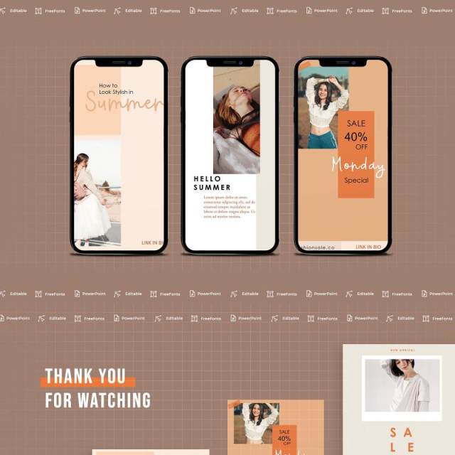 时尚简洁手机竖版社交媒体PPT模板Social Media PowerPoint Template 时尚简洁手机竖版社交媒体PPT模板Social Media PowerPoint Template
